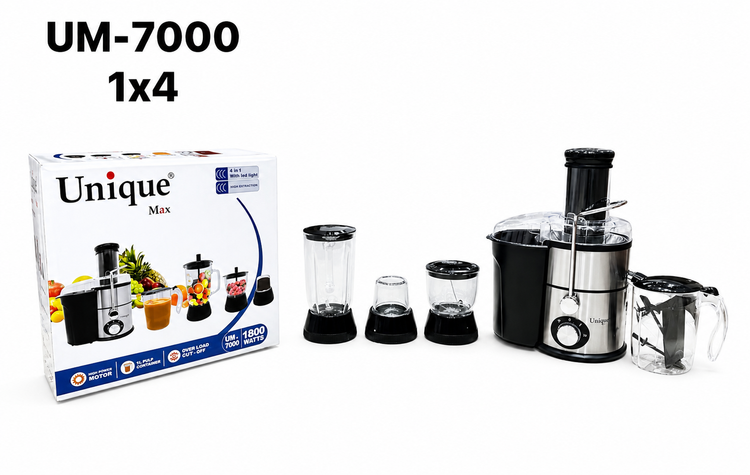 آبمیوه گیر 4 کاره یونیک مکس مدل UM-7000