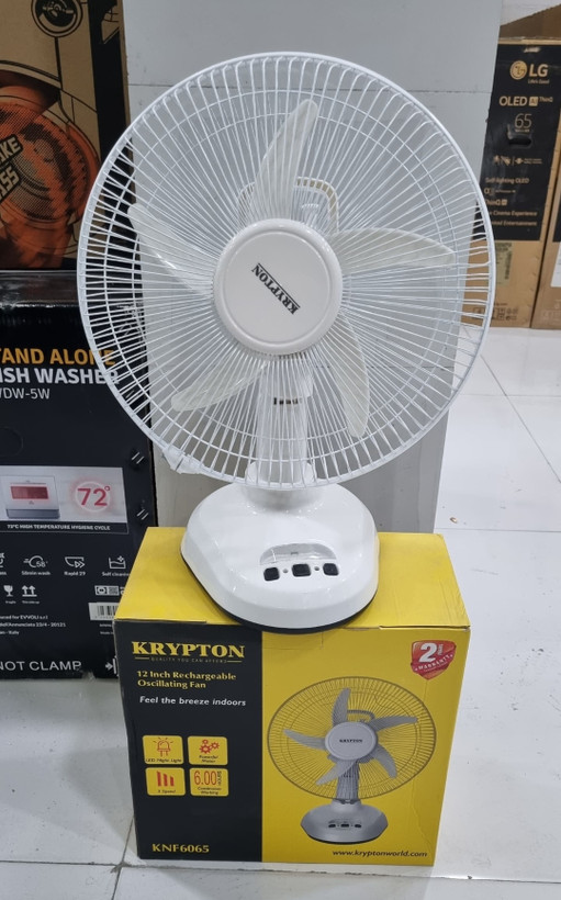 پنکه شارژی رومیزی کریپتون KN6065
